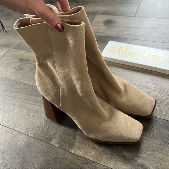 Sam Edelman Ivette Square Toe Boots NWOT - Picture 5 of 8